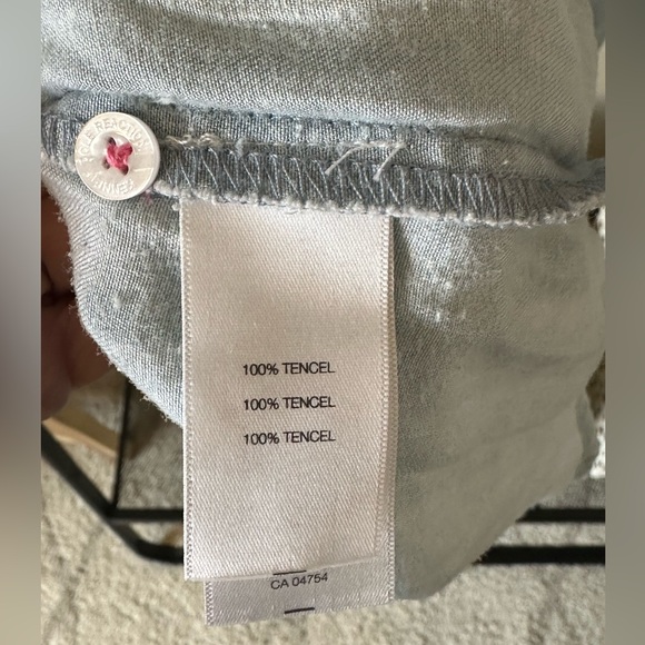 Kenneth Cole Reaction Tencel Polka Dot Light Wash Chambray Shirt Dress Size 12 - Picture 8 of 8